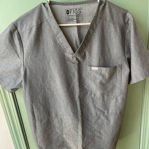 Graphite Leon - 3 pocket scrub top - medium